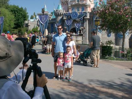 Family at Disneyland (c.2015)