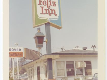 Los Feliz Inn, ca. 1962-1972, Photographs of Business Signs in California Collection, PC 005, California Historical Society.