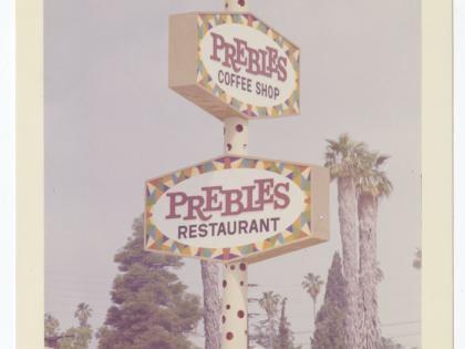 Prebles Restaurant, ca. 1962-1972, Photographs of Business Signs in California Collection, PC 005, California Historical Society.