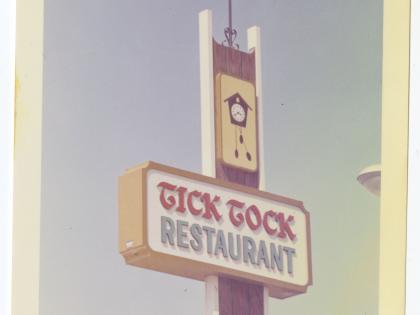 Tick Tock Restaurant, ca.1962-1972, Photographs of Business Signs in California Collection, PC 005, California Historical Society.